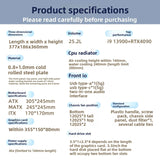 E100PRO ATX/MATX Mini-chassis, Compatible with 355mm Long Graphics Cards, ATX / MATX / ITX Motherboards