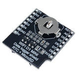 DS1307 RTC Clock Module + Micro SD Card Adapter - Data Logger Expansion Board for WeMos D1 Mini (ESP8266/Arduino)