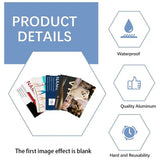 E-Easy To Use-Sublimation Business Card Blanks Metal Bulk Aluminum Double Sides Name Cards Sublimation Blanks