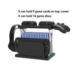 For Switch2 Multi-Function Storage Bracket For Joy-Con Charging Base For Switch2 CD Disc Storage Rack For Switch2