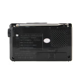 Knstar KK-9 FM Radio With PVC Panel Built-in Speaker Dimensions 13*7.8*2.9cm Single Channel 3-band 3W DC 3V 88-108MHz 75dB AM SW