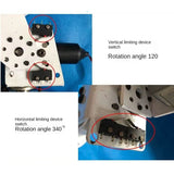 NEW DIY DC Dual Axis Pan Tilt Solar Tracking and Monitoring Robot Heavy Load High Torque All Metal X Axis Y Axis Worm Gear Motor