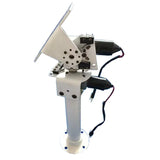 NEW DIY DC Dual Axis Pan Tilt Solar Tracking and Monitoring Robot Heavy Load High Torque All Metal X Axis Y Axis Worm Gear Motor