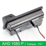 For Ford C Max C-MAX MK1 MK2 2004~2018 Kuga MK1 Mondeo BA7 Hatchback MK4 2008~2012 AHD 1080P 170° Trunk Handle Reverse Camera