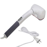 Electric Massage Hammer Dual Head Deep Tissue Body Back Neck Massager Variable Speed Infrared Handheld Full Body Pain Relief