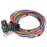14 Circuit Universal Car Modification Repair Wiring Harness Car 12V Voltage-Circuit Harness