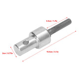 Garden Drill Adapter Carbon Steel Easy To Install Auger Adapter  1 To 3 Stable Connection 2 Pits 2 Slots for Garden