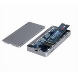 Smart Display M.2 Solid State Mobile Hard Drive Box Hard Drive Box 10GB Dual Protocol Nvme/Sata Aluminum Alloy Shell