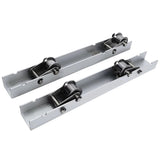 Small Portable Aluminum Alloy Horizontal Flat Track Fiber Optic Cable Leather Wire Cable Retractable Cable Support