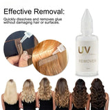 3-5s UV Lamp for Hair Extensions - 20g UV Glue, Bonding Remover & Anti-UV Shield