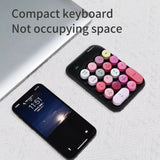 High Quality Colorful Wireless Numeric Keypad Silent Rechargeable Mini Portable Keypad External Keyboard Office
