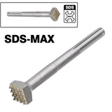 SDS Max 16-Teeth Carbide Tipped Bush Hammer Chisel Alloy Chisel Bushing Bit For Cement Concrete Stone DIY Project Tool