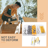 160pcs Drywall Anchors Screws Assortment Kit, Plastic Wall Anchors and Stainless Steel Philips Flat Head Screws,Wall Plug Bolts