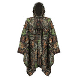 3D Leaf Poncho Camouflage Suit Clothing for Outdoor Wildlife Photography Tactical Hunting Bird Watching Costume Ghillie Suits