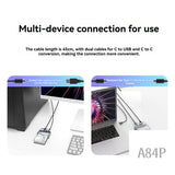 2.5 Inch SAS External Hard Drive Enclosure For SAS SATA HDD SSD Disk Case SATA To USB 3.0 HDD Docking Station US Plug