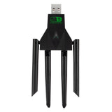 1300Mbps Wireless Network Card Dual Band 2.4/5.8Ghz USB 3.0 Wi-Fi Dongle 4 Antenna Wireless Receiver for PC/Laptop