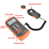 0-200 000 Lux Testing Illuminometer Illuminometer Luxmeter Illumination Tester LX1330B Digital Luxmeter LCD Display Light Meter