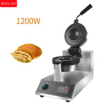 XEOLEO Electric UFO Burger Machine 1200W Ice Cream Waffle Makers Hamburg Gelato Panini Press Machine With UFO Logo