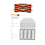 -2Set For Xiaomi Robot Vacuum Mop 2C Cleaner XMSTJQR2C Replacement Spare Parts Accessories Main Brush Side Brush Mop Rag