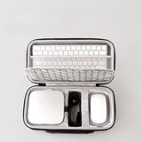 Shockproof For Mac Mini M4 Carrying Case Large Capacity Storage Bag Portable Organizer With Handle For Travel