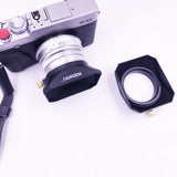 37 to 58 mm Square Lens Hood Retro Universal Lens Accessories for Sony Fujifilm Olympus Mirrorless Camera Lenses DV Camcorders
