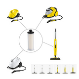 Steam Cleaner Water Purifier Descaling Cartridge For Karcher SC2 SC3 Clean Water Descaling Filter Premium Upright 3PC