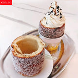 Electric Chimney Bread Roll Baking Machine 1500W 2 Sticks Bread Roll Ice Cream Cone Kurtos Kalacs Oven Maker