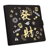 Get Rich Overnight 100 Envelopes Money Saving Challenge PU Save Money Money Collection Book Reusable Waterproof