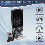 GW-GT 610 1G Ultra-Fast Graphics Card 1GB 64Bit DDR3 810/500Mhz PCI-E 1.1 X16 Desktop Small Chassis PC Gaming Graphics Card