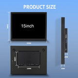 1000nits High Brightness 15inch 1024x768 LCD Monitor Optional Touch