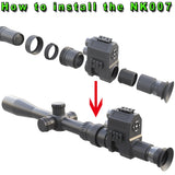 Megaorei NK007 Plus AI Zoom Infrared Night Vision Scope Sight 1080P HD Tactical Monocular Telescope Camera for Hunting