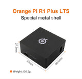 Orange Pi R1 Plus LTS Aluminum Alloy Case - Protective Shell for Development Board with Included Thermal Conductive Pad