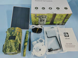 2K Support Solar Powered Lithium Battery Outdoor 4G Hunting Camera Infrared Night Vision Wireless Game Hunting Trail Camera