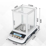 Professional 500g Precise Analytical Lab Balance with 0.001g Ultra-Precision,Digital Scale Ideal for laboratory,Research TF5003S