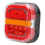 28 LED Stop Marker Lights Trailer Tail Light Waterproof Turn Signal Parking Reversing Brake Lamp for Car Truck Trailer