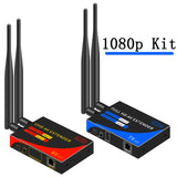 1080P 4K HDMI Wireless Transmission Audio Video Transmitter and Receiver 200M HDMI Extender W/ RJ45 VGA Port for Camera PC To TV