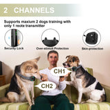 Dog Training Collar,2800FT for 8-120lbs,Dog Shock Collar with Remote, Electric Collar 4 Training Modes Beep,Vibration,Shock
