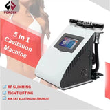 Professional 5 In 1 Ulrasound 40K Cavitation Machine Vacuum Body Sculpting Fat Reduce Skin Tightening Body Slimming Beauty Devic