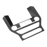 1 Pcs Car Carbon Fiber Interior Center Console GPS Panel Cover Trim Fit For Ford Mustang All Model 2014 -18