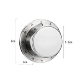 Mechanical Manual Stainless Steel Kitchen Timer With Magnetic Base Cooking Timer Alarm Clock Countdown Study Timer High Quality