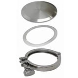 304 Stainless Steel Airtight Sealed Container -  2L Clamp Type Sanitary Storage Tank