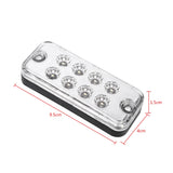 6Pcs 12V 8LED Side Marker Lights Clearance Lamp Waterproof for Car Truck Trailer SUV RV Boat Universal Warning Light