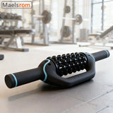 Roller Percussion Massage Gun Deep Tissue Muscle Cordless Electric Body Massager Handsfree Recovery Tool Pain Relief