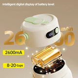 1000ML USB Portable Electric Juicer Blender 2600mAh Fruit Smoothie Maker Multifunctional Mixer forFresh Juice