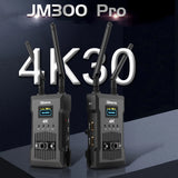 300m 4K Wireless Transmission System Audio Video Transmitter and Receiver HDMI Extender Dual Display for Camera Live Streaming
