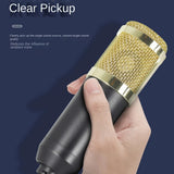 BM800 Condenser Microphone Kit Computer Sound Card Mobile Phone Audio Mixer Streaming Headset Microphone Studio Recording