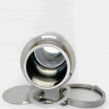 304 Stainless Steel Airtight Sealed Container -  2L Clamp Type Sanitary Storage Tank