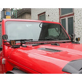JL Modified A-pillar Two in One Double-layer Spotlight Bracket Aluminum Alloy Auxiliary Light Bracket Modification Part
