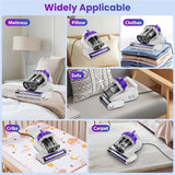 Versatile Handheld Vacuums For Bed, Sofa, Couch, Crib Handheld Bed Cleaner HEPA Filter & Ultrasonic US Plug