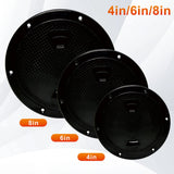 4/6/8 Inch Boat Hatches Deck Plate Round Deck Inspection Access Hatches Cover Non Slip Detachable for Marine Boat Yacht